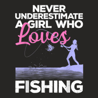 Cool Fishing For Women Girls Fisherman Fish Lure Saltwater T Shirt Ladies Fitted T-shirt | Artistshot