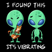 I Found This It's Vibrating T Shirt , Funny Alien And Cat Fleece Short | Artistshot