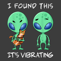 I Found This It's Vibrating T Shirt , Funny Alien And Cat Men's Polo Shirt | Artistshot