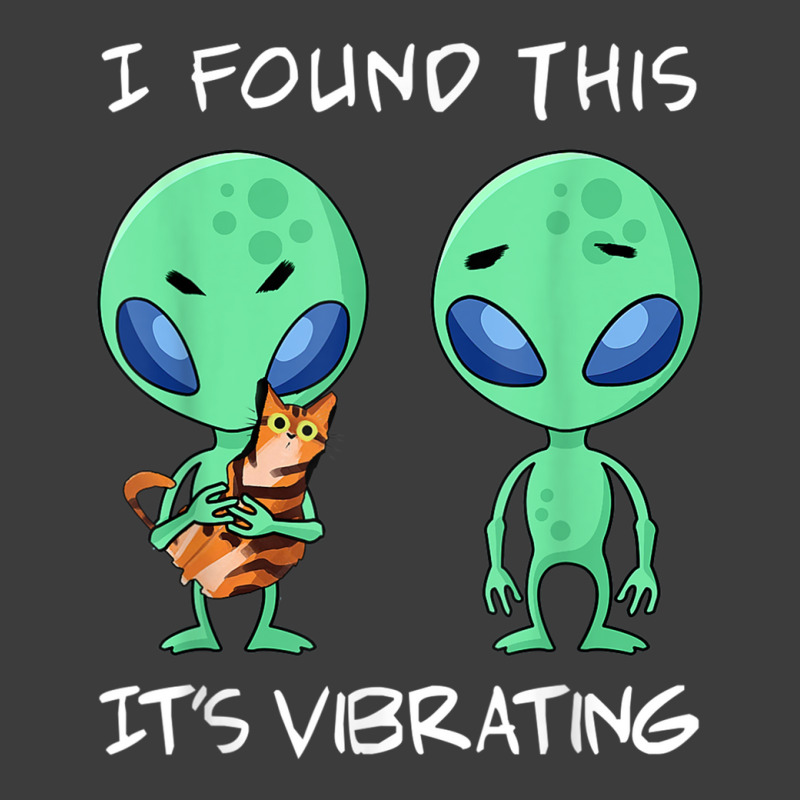 I Found This It's Vibrating T Shirt , Funny Alien And Cat Men's Polo Shirt by AndrewRobertHenzel | Artistshot