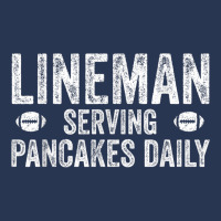 Football Lineman Shirt - Serving Pancakes Daily Men Denim Jacket | Artistshot