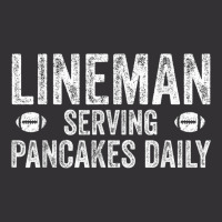 Football Lineman Shirt - Serving Pancakes Daily Vintage Hoodie | Artistshot