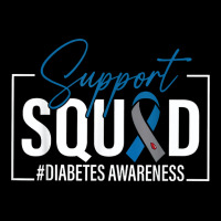 Diabetes Awareness T1d Blue Ribbon Support Squad Type 1 T Shirt Pocket T-shirt | Artistshot