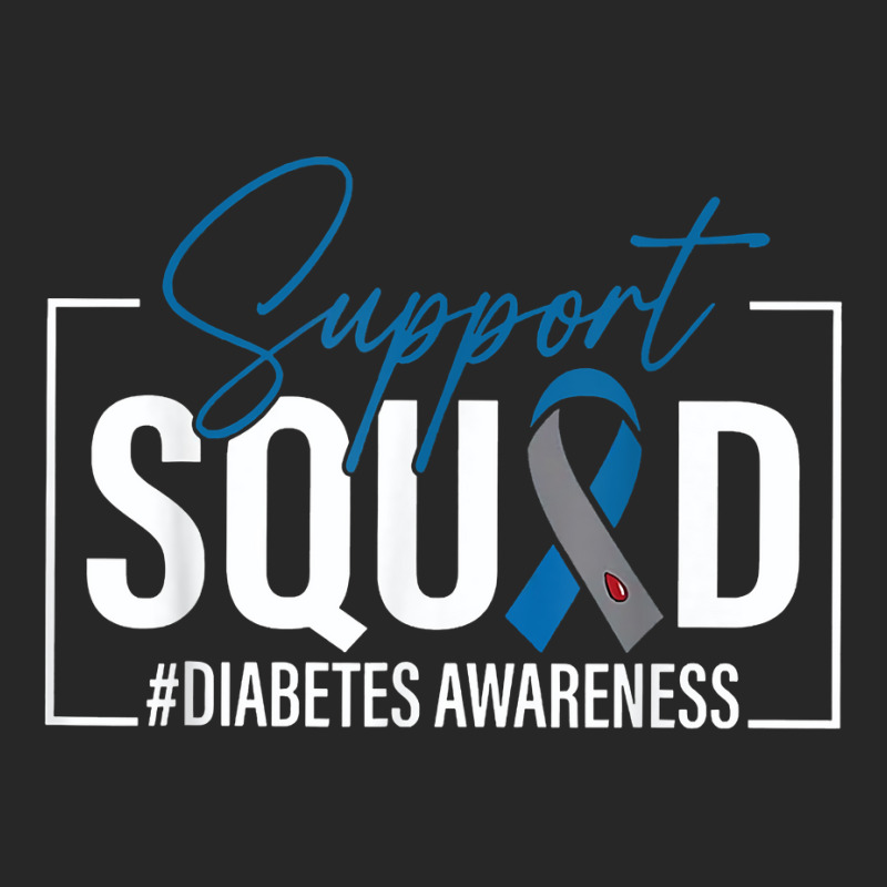 Diabetes Awareness T1d Blue Ribbon Support Squad Type 1 T Shirt Men's T-shirt Pajama Set by nejnda | Artistshot