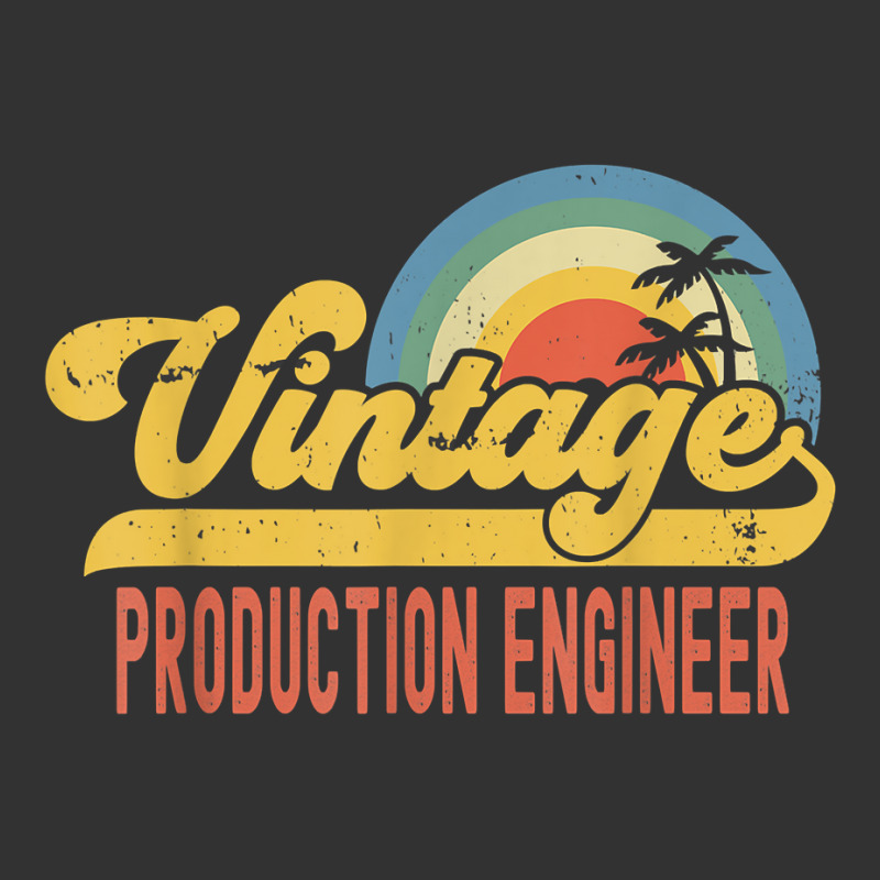 Production Engineer Vintage Sunset Profession Retro Job T Shirt Baby Bodysuit | Artistshot