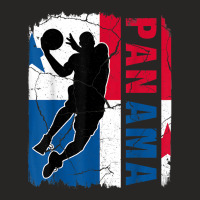 Panamanian Basketball Player Panama Flag Basketball Fans T Shirt Ladies Fitted T-shirt | Artistshot