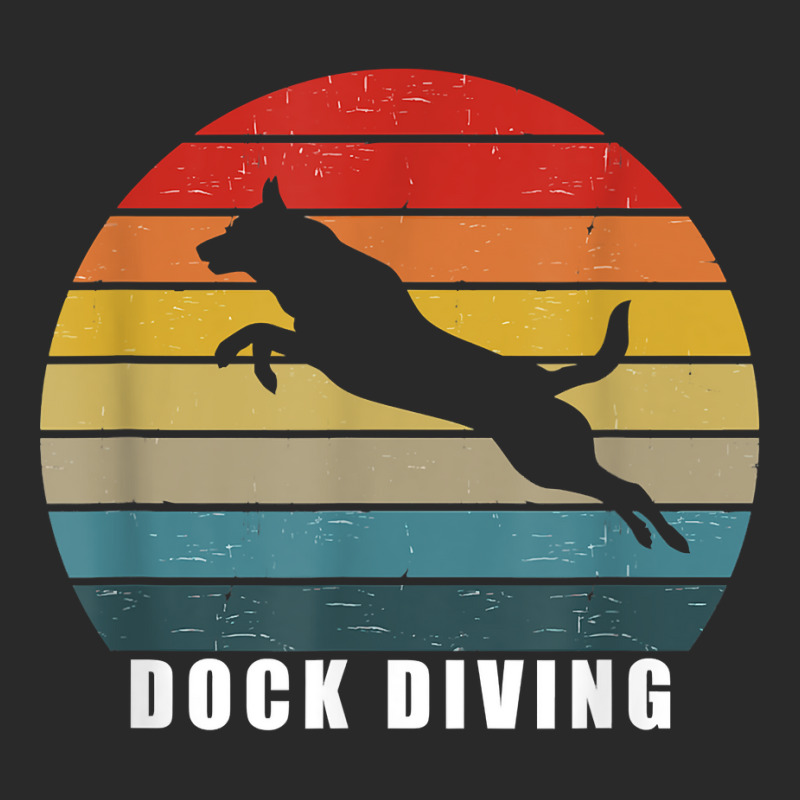 Retro Dock Diving Dog Jumping Swimming Canine Water Sports T Shirt Toddler T-shirt by vivianadubcy | Artistshot