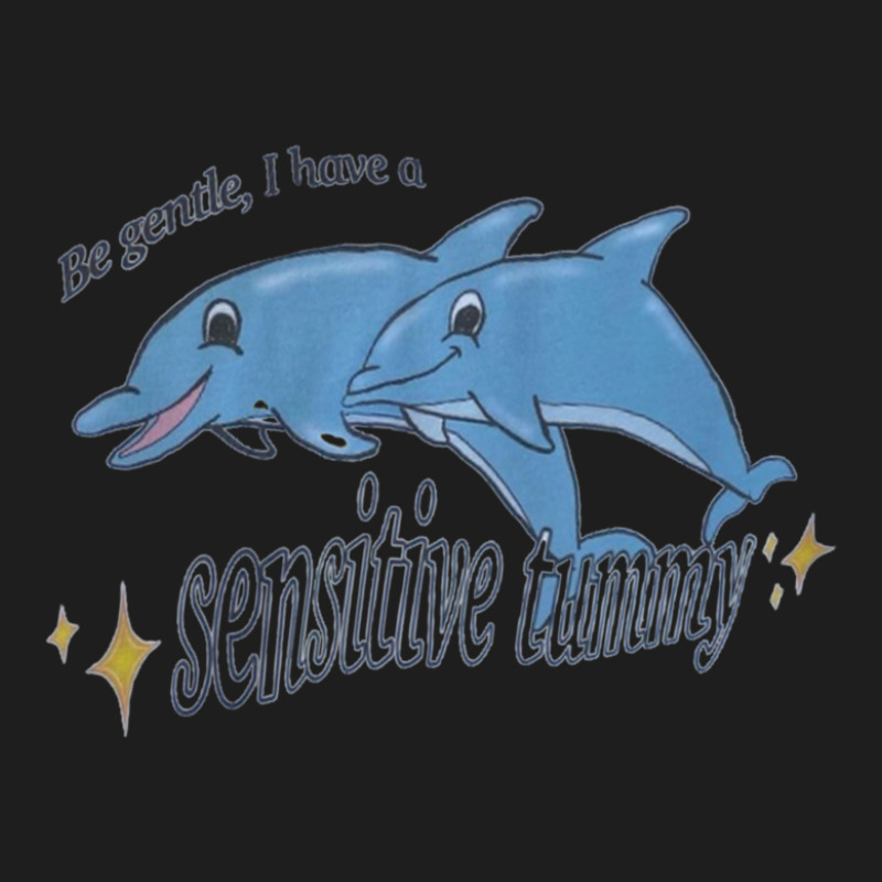 Be Gentle I Have A Sensitive Tummy Classic T-shirt by AdamJacobThielman | Artistshot