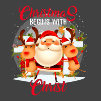 Christmas Begins Vintage T-shirt | Artistshot