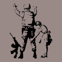 Banksy Searching A Soldier Vintage T-shirt | Artistshot