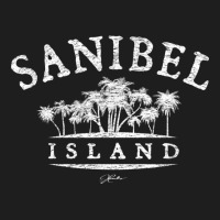 Jcombs Sanibel Island, Fl, Palm Trees On Beach Classic T-shirt | Artistshot