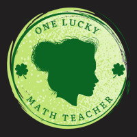 One Lucky Math Teacher T-shirt | Artistshot