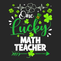 One Lucky Math Teacher Men's T-shirt Pajama Set | Artistshot