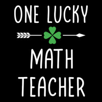 One Lucky Math Teacher V-neck Tee | Artistshot