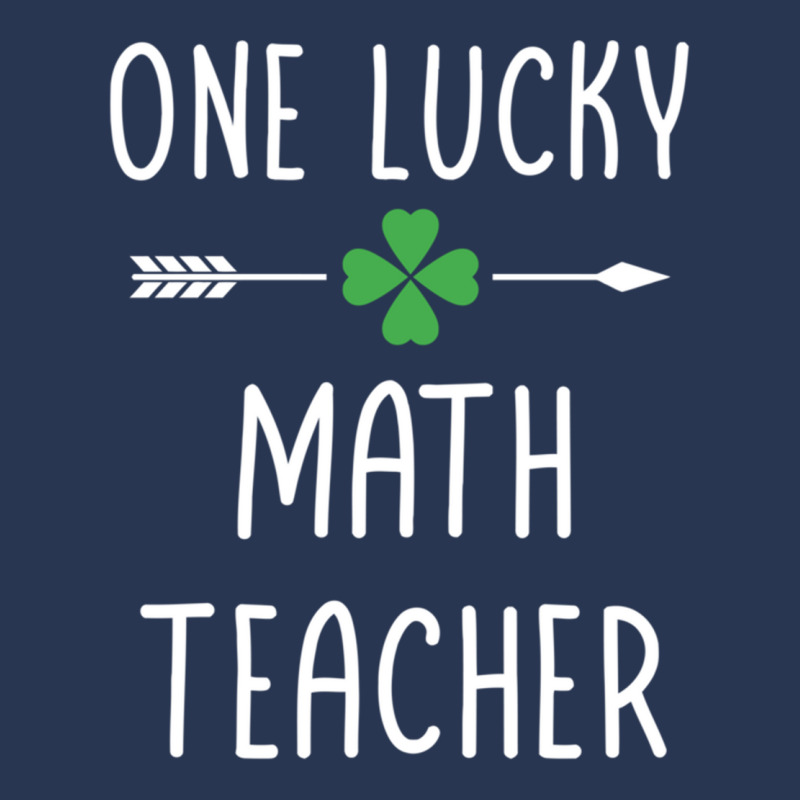 One Lucky Math Teacher Men Denim Jacket | Artistshot