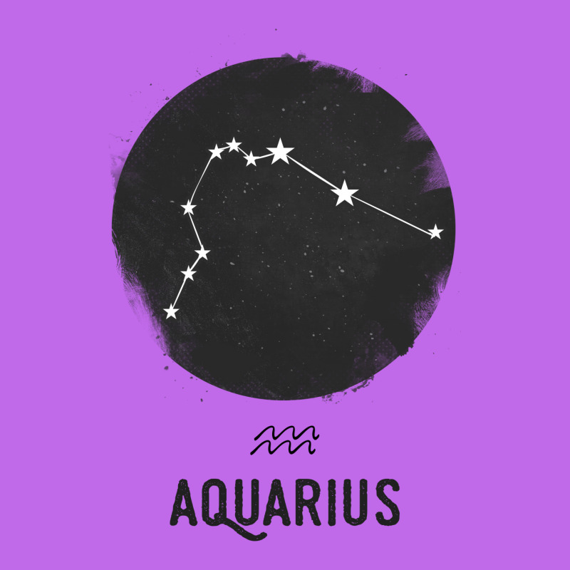 Minimal Aquarius Zodiac Sign Graphic T-shirt | Artistshot