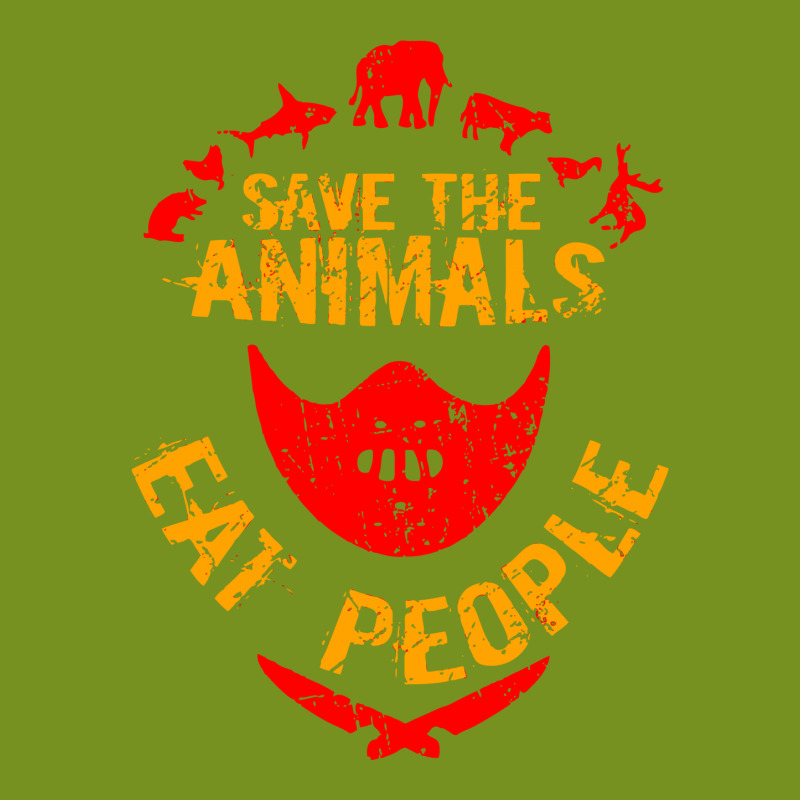 Save The Animals Eat People Graphic T-shirt by marla_arts | Artistshot