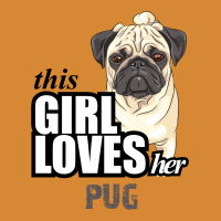 This Girl Loves-her Pug Graphic T-shirt | Artistshot