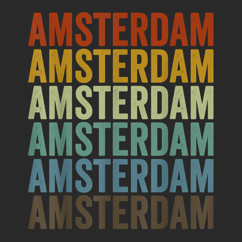 Amsterdam City Retro T Shirt Printed hat by beckiguralk28 | Artistshot