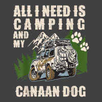 All I Need Is Camping And My Canaan Dog Funny Camper Dog T Shirt Vintage T-shirt | Artistshot