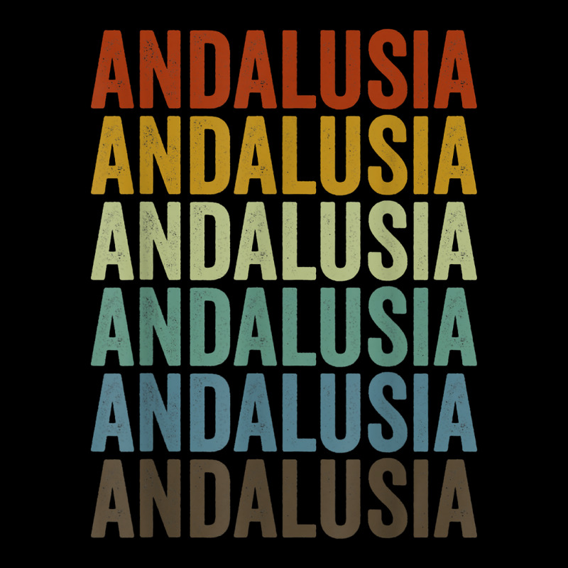 Andalusia City Retro T Shirt Zipper Hoodie | Artistshot