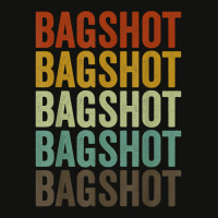 Bagshot City Retro T Shirt Scorecard Crop Tee | Artistshot