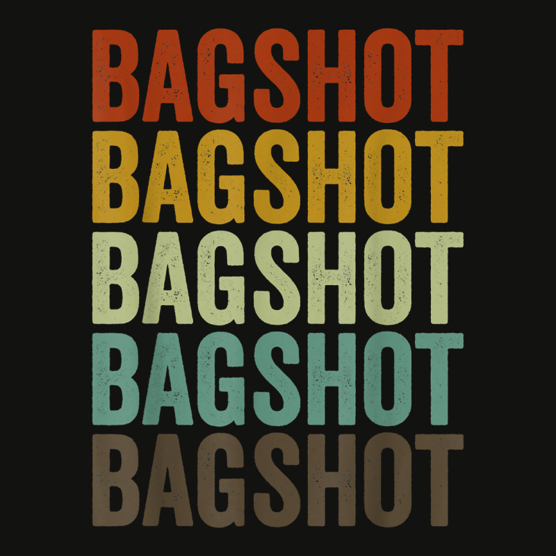 Bagshot City Retro T Shirt Scorecard Crop Tee by tzecluco | Artistshot