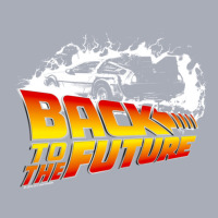 Back To The Future - Delorean White Stencil Fan Art Tank Dress | Artistshot