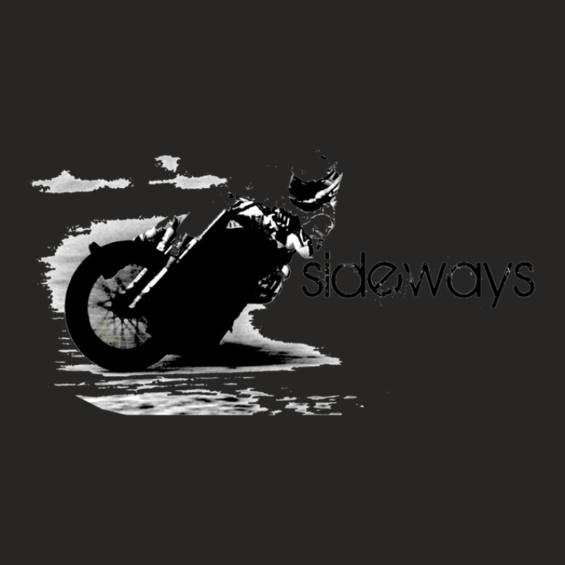 Flat Track - Sideways 1 Ladies Fitted T-Shirt by MartyTemple | Artistshot