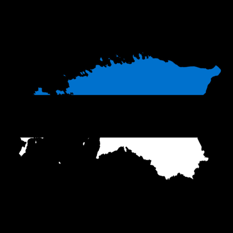 Flag Map Of Estonia Pocket T-shirt | Artistshot