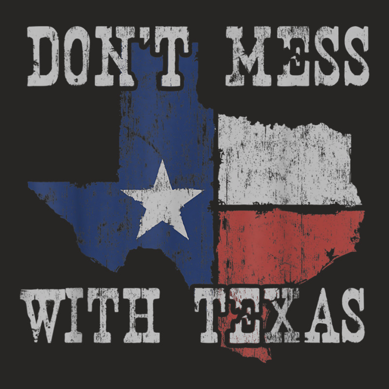 Don't Mess With Vintage Texas Longhorn Lone Star State Shirt Ladies Fitted T-Shirt by CarolinePascua | Artistshot