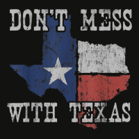 Don't Mess With Vintage Texas Longhorn Lone Star State Shirt Scorecard Crop Tee | Artistshot