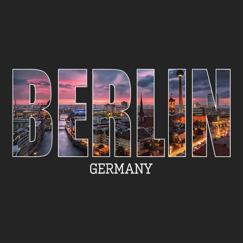 Berlin State Germany Vacation Berlin City Vintage Effect T Shirt 3/4 Sleeve Shirt | Artistshot