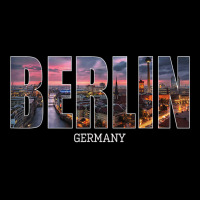 Berlin State Germany Vacation Berlin City Vintage Effect T Shirt Men's 3/4 Sleeve Pajama Set | Artistshot