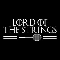 Lord Of The Strings Funny Badminton Shuttlecock Cropped Hoodie | Artistshot