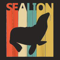 Cute Sea Lion Animal Ladies Fitted T-shirt | Artistshot