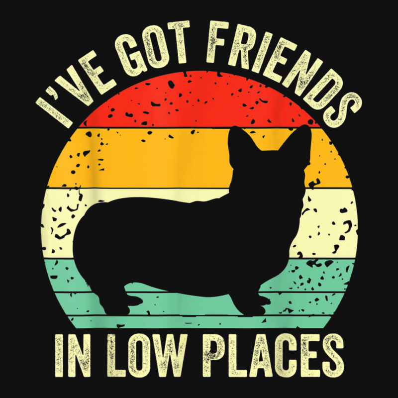 Felpa Con Cappuccio Per Cane Corgi – Frasetta Divertente "I've Got Friends In Low Places"