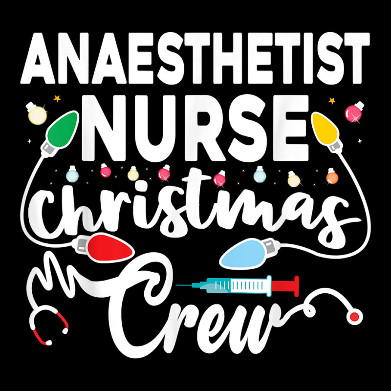 Christmas Anaesthetist Nurse Crew Nursing Xmas Pajama T Shirt Men's 3/4 Sleeve Pajama Set | Artistshot