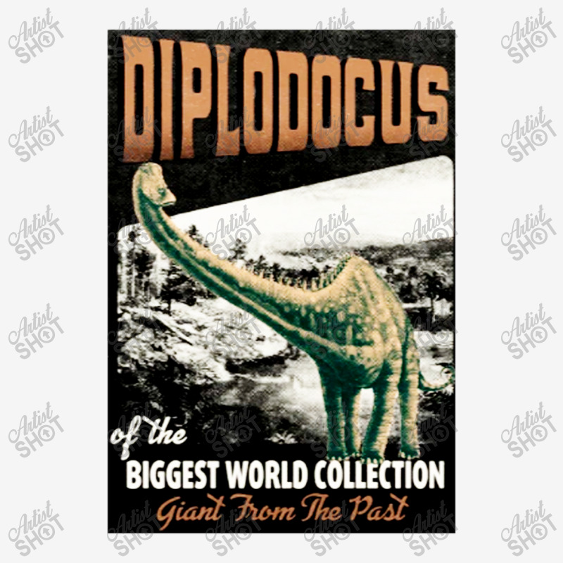 Diplodocus Retro Art   The Biggest World Collection Adjustable Cap | Artistshot