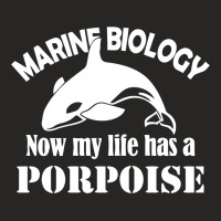 Porpoise Marine Biology Funny Ladies Fitted T-shirt | Artistshot