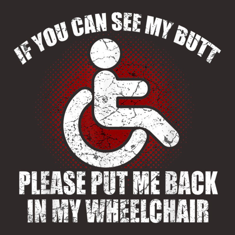 Funny Wheelchair Humor Disability Handicap Racerback Tank by MaricelyOrtiz | Artistshot