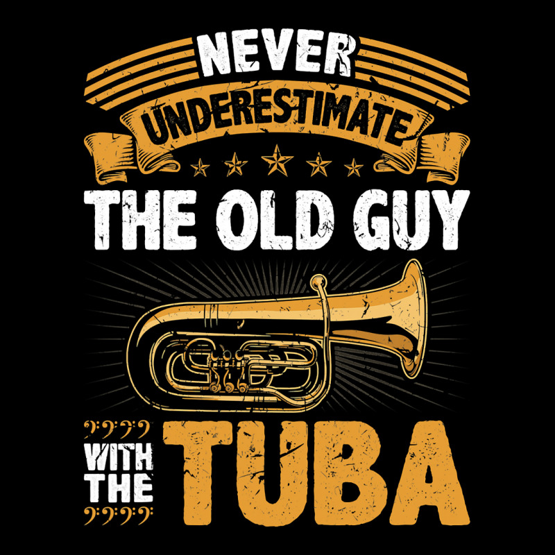 Old Guy Tuba Instrument Quote Funny Contrabass Tuba Player Cropped Sweater by ROBERTPENNINGTON | Artistshot