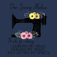 Dear Sewing Machine Thanks For Always Clearing My Head Men Denim Jacket | Artistshot