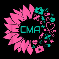 Cma Medical Flower Certified Medical Assistant Cute Nurse Adjustable Cap | Artistshot