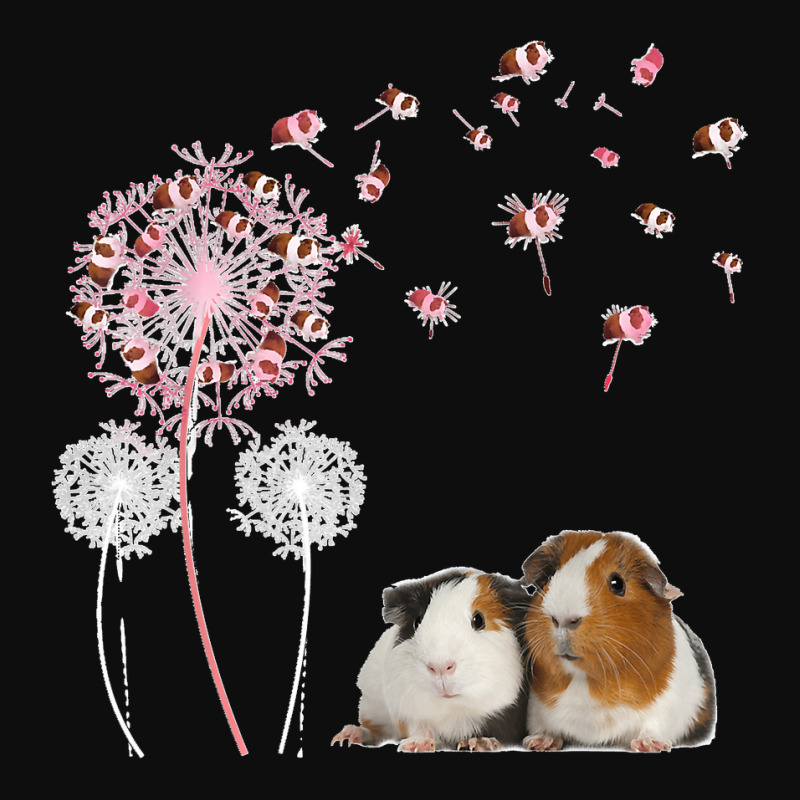 Dandelion Guinea Pig Cute Guinea Pig Floral Dandelion Spread Crop Top by JOSEPHDOMINICWILLIS | Artistshot