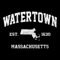 Watertown Massachusetts Ma Vintage State Athletic Style T Shirt Adjustable Cap | Artistshot