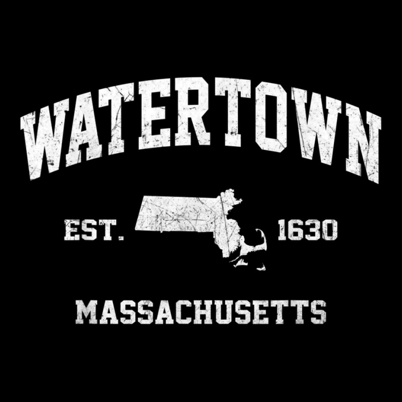 Watertown Massachusetts Ma Vintage State Athletic Style T Shirt Long Sleeve Shirts by hin | Artistshot