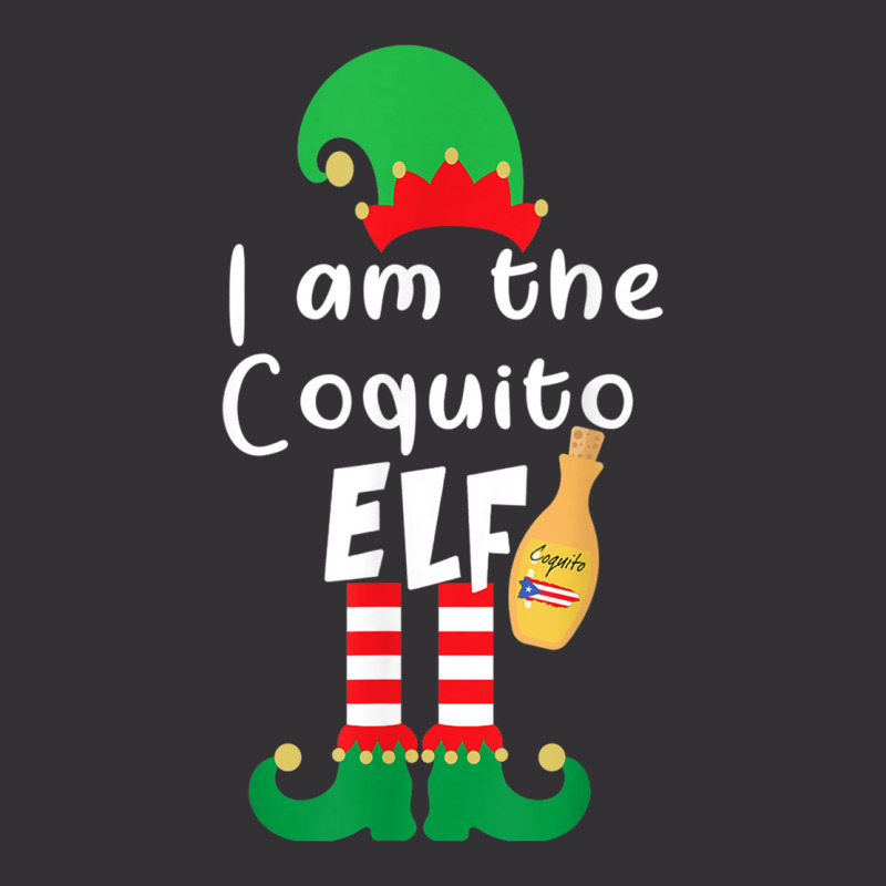 Coquito Elf Funny Puerto Rico Matching Christmas Bilingual Vintage Hoodie by MalcolmJCausby | Artistshot