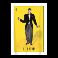 El Catrin Lottery Gift The Gentleman Card Mexican Lottery Adjustable Cap | Artistshot