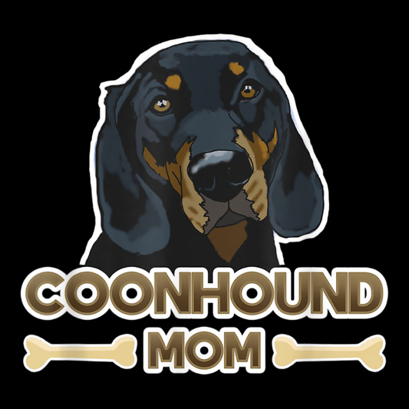 Black  Tan Coonhound Mom Lightweight Hoodie by KellieRennhack | Artistshot